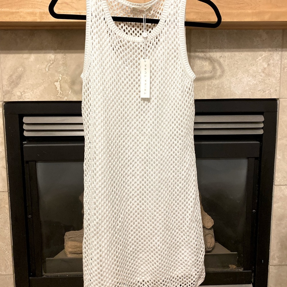 Knit mesh dress